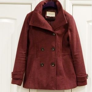 Thread&Supply burgundy peacoat